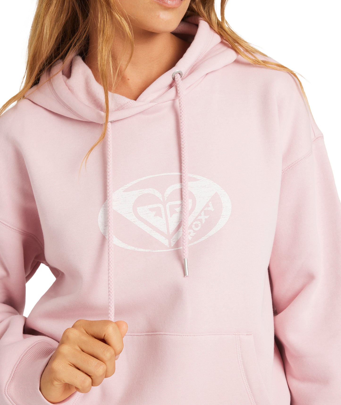 Roxy Perfect Place Hoodie Brushed in BLEACHED MAUVE