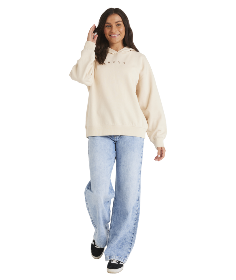 Roxy Hibiscus Haze Hood in PARCHMENT