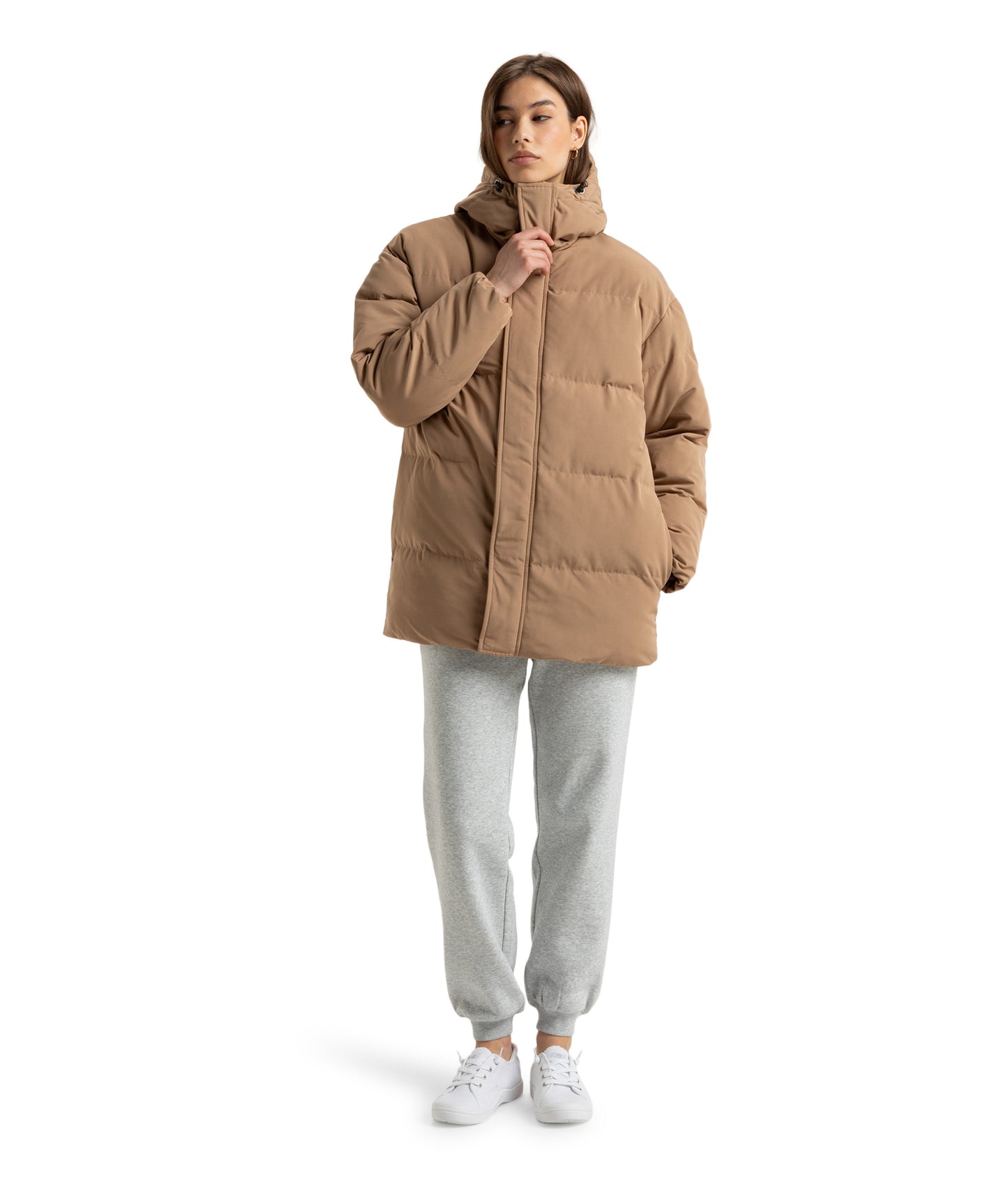 Roxy Ocean Ways Puffer in PORTABELLA