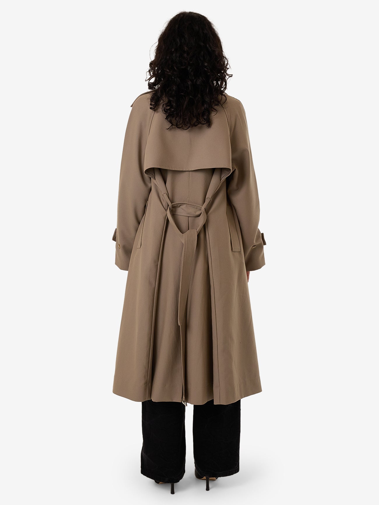 Thrills Cache Trench Coat - String in String