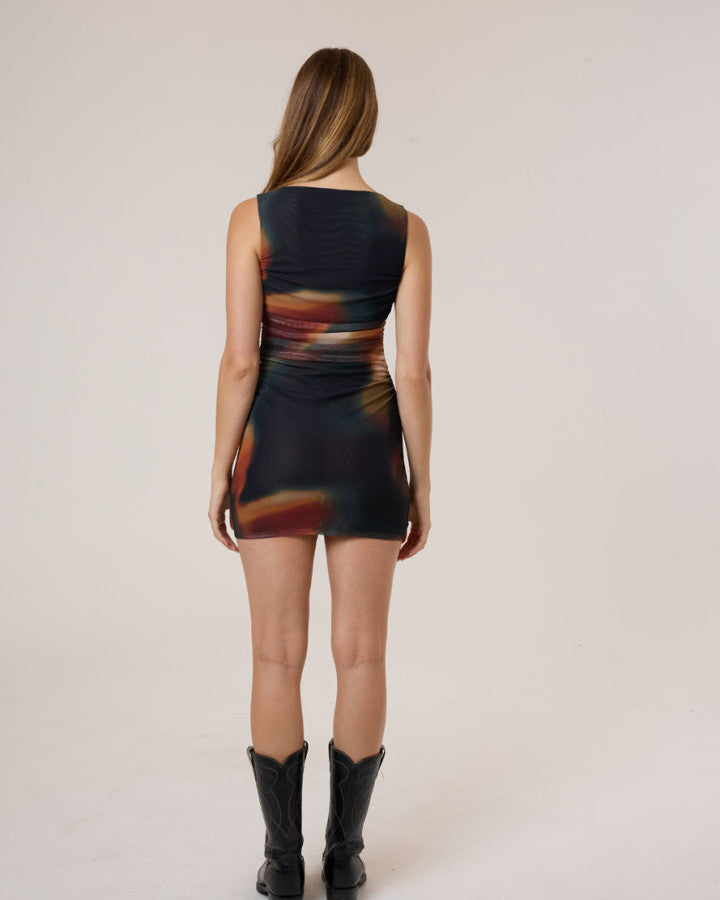 Thrills Metamorphic Daze Mini Dress - Black in Black