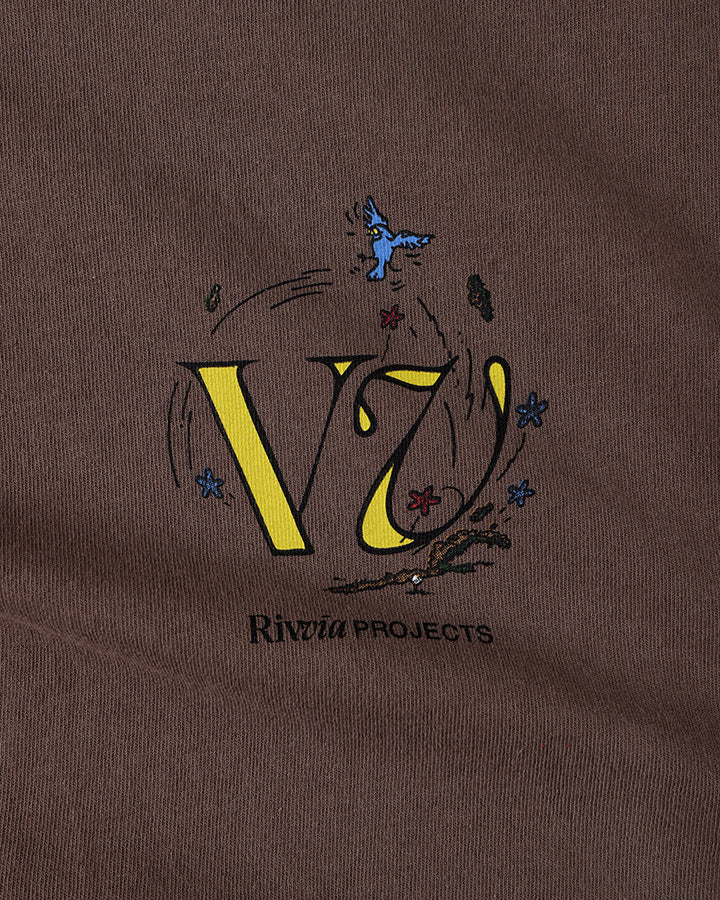 Rivvia Projects Nobody Listening T-Shirt in WASHED BROWN