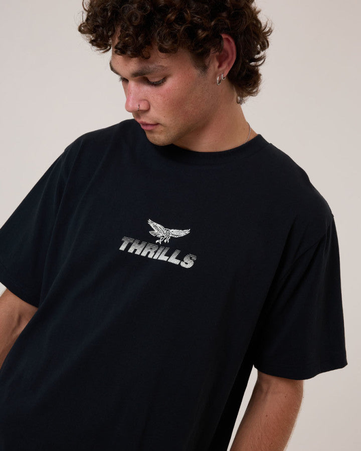 Thrills Paradise Before Anarchy Merch Fit Tee - Washed Black in Washed Black