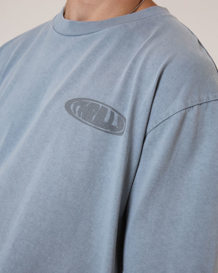 Thrills Shadowless Oversize Fit Tee - Smog in Smog
