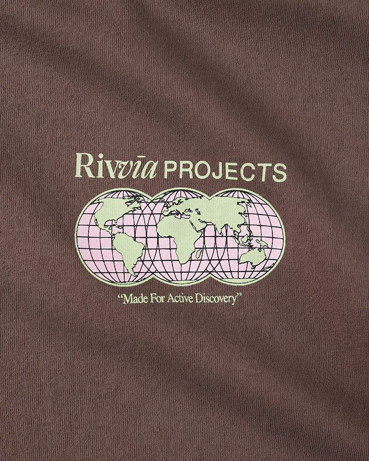 Rivvia Projects World Connection T-Shirt in BROWN