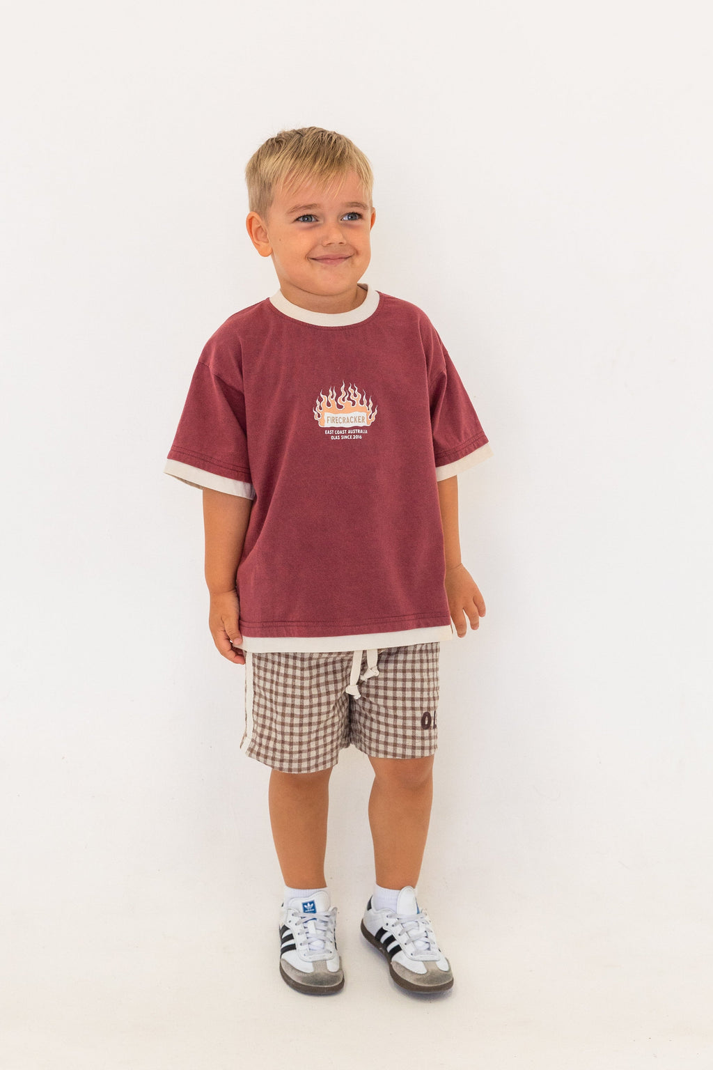 Olas Supply Co FIRE CRACKER MINI TEE in Single