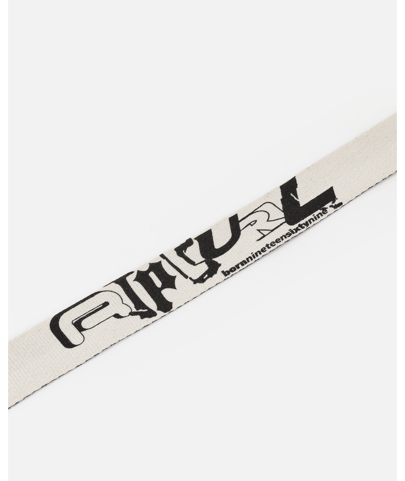 Rip Curl Archive Revo Webbing Belt in BLACK/WHITE