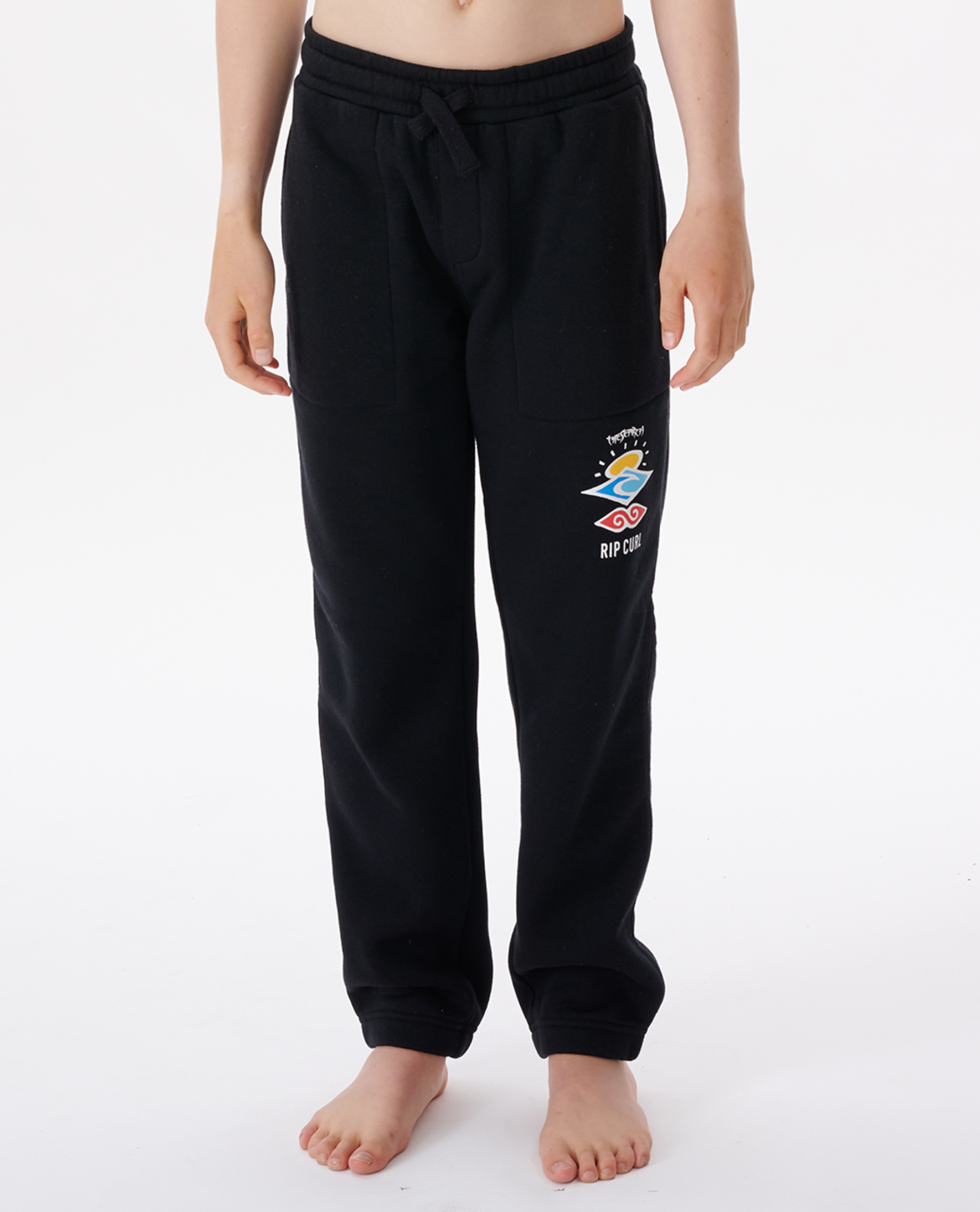 Rip Curl Icons Of Surf Trackpant-Boy in BLACK
