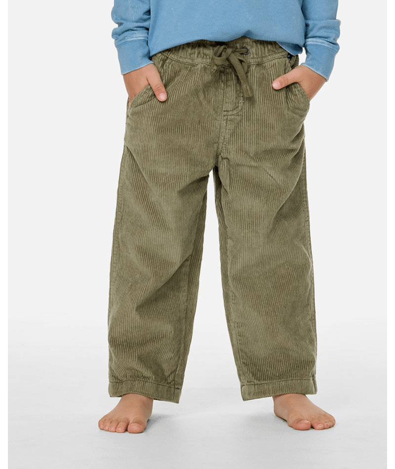 Rip Curl Surf Cord Pant - Boys in SURPLUS GREEN