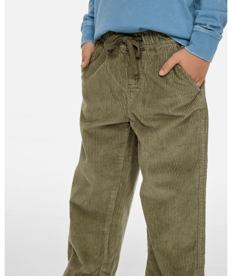 Rip Curl Surf Cord Pant - Boys in SURPLUS GREEN
