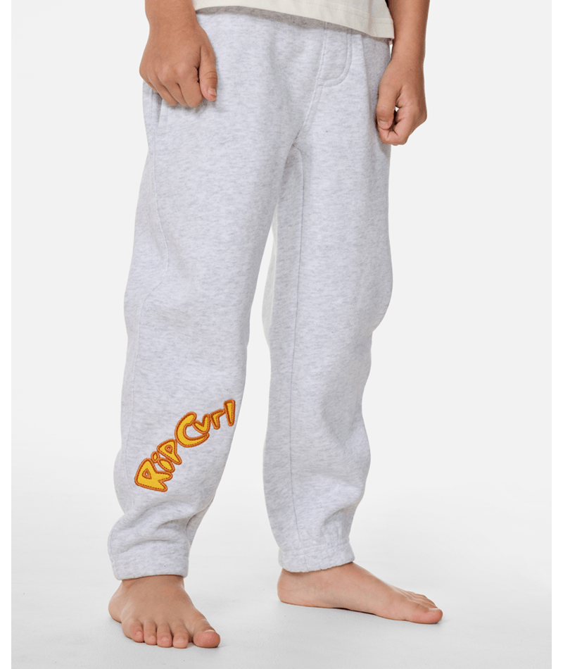 Rip Curl Ride The Wave Trackpant-Boy in LIGHT GREY HEATHER