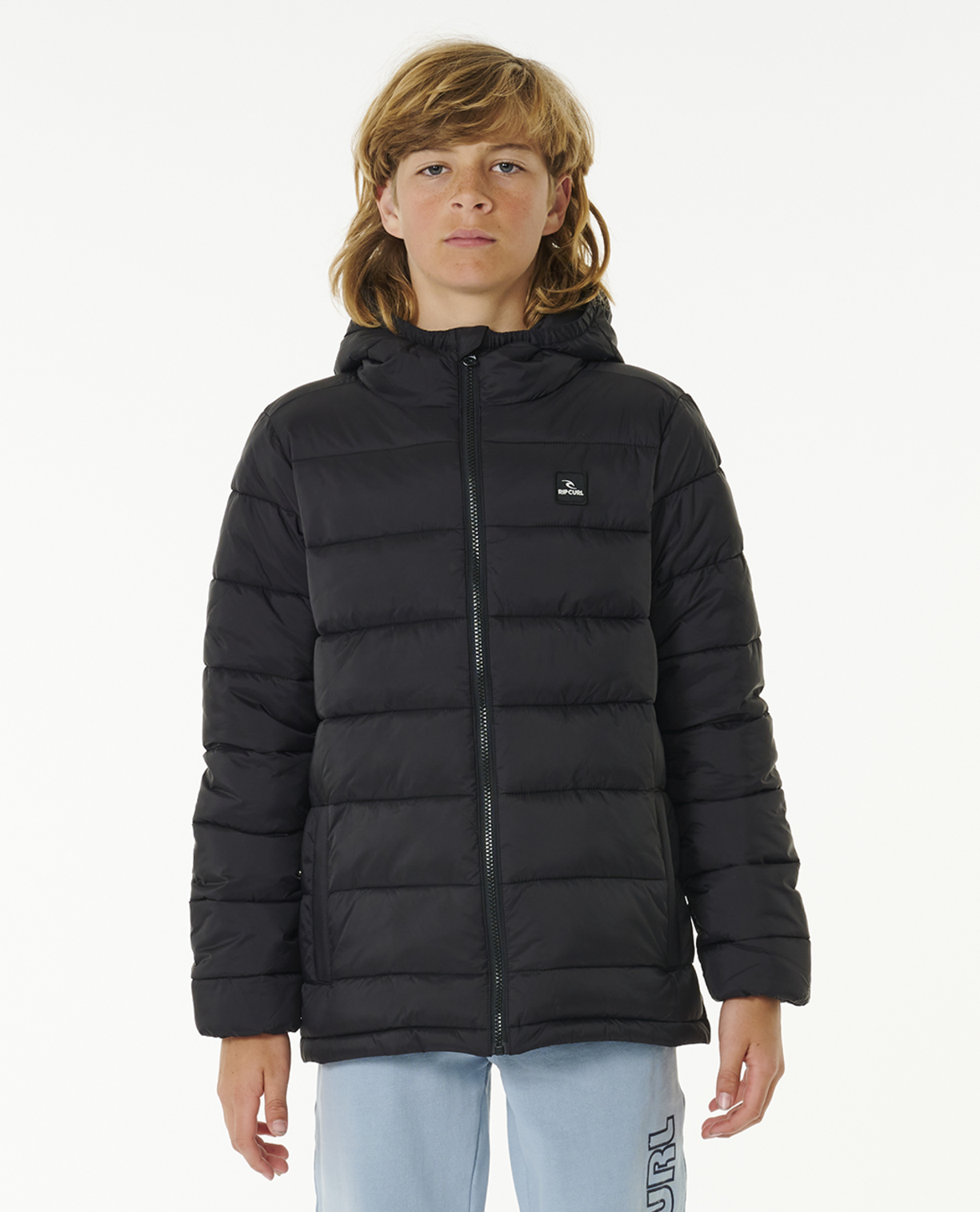 Rip Curl Anti Series Puffer Jacket-Kids in BLACK