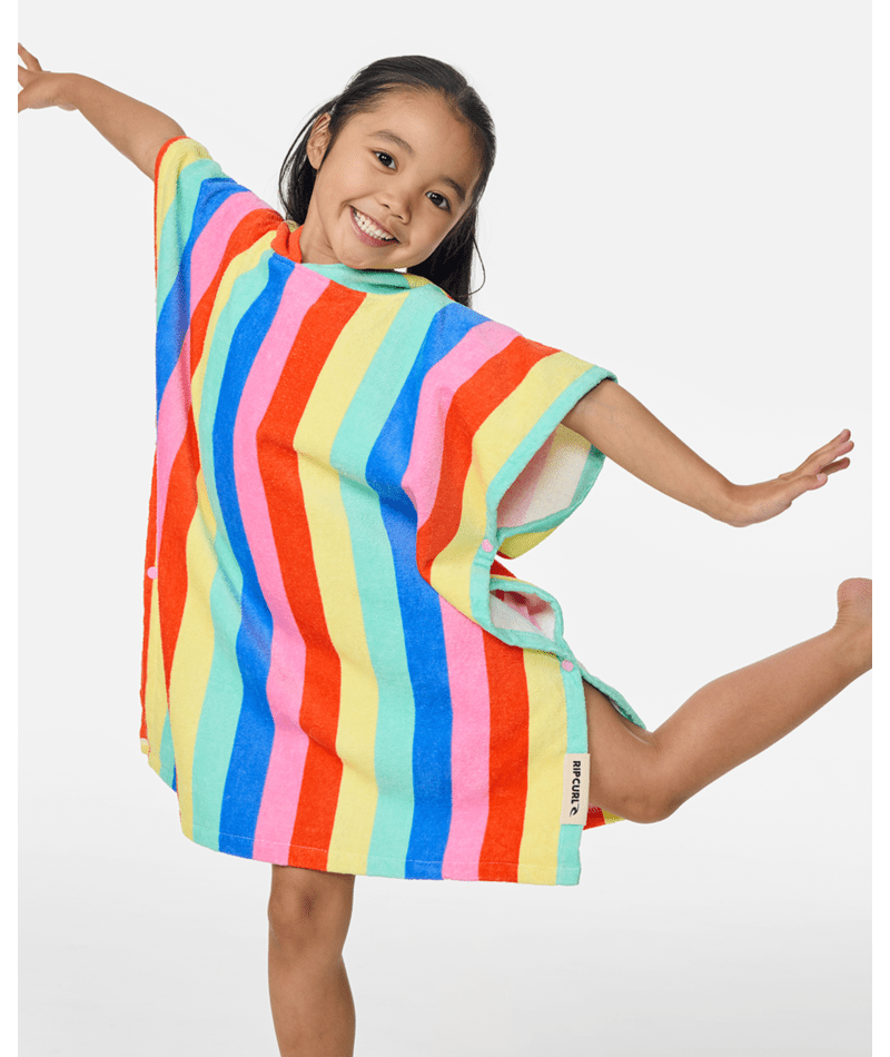 Rip Curl Mixed Snap Hooded Towel-Girl in MULTICO