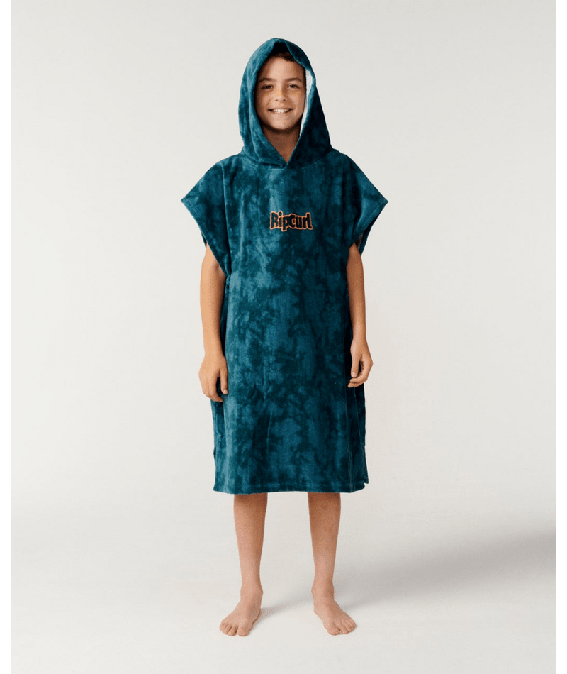 Rip Curl Sessions Hooded Towel - Boy in Blue Green