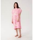 Rip Curl Mixed Hooded Towel-Girl in NATURAL/PINK