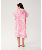 Rip Curl Mixed Hooded Towel-Girl in NATURAL/PINK