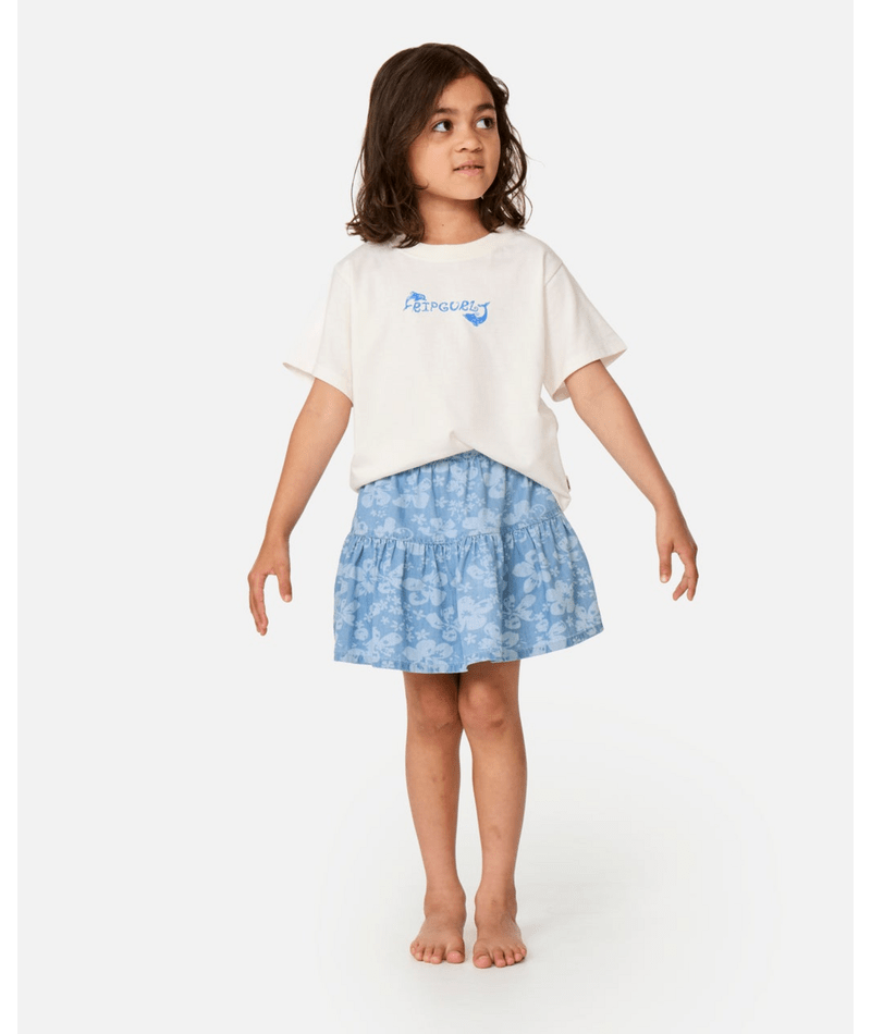 Rip Curl Magic Coast Skirt - Girl in Light Blue