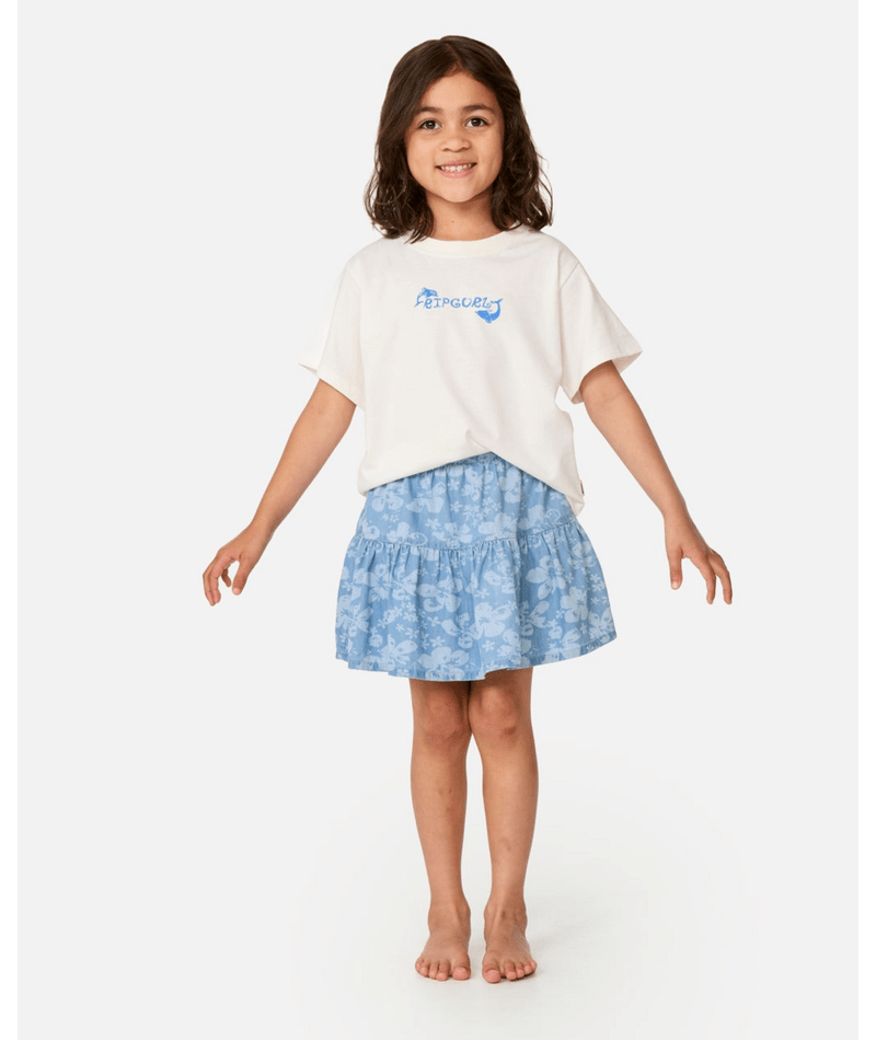 Rip Curl Magic Coast Skirt - Girl in Light Blue