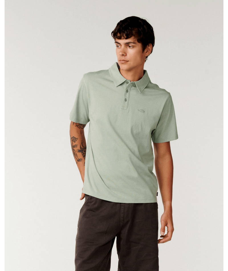 Rip Curl Easy As Polo in Sage