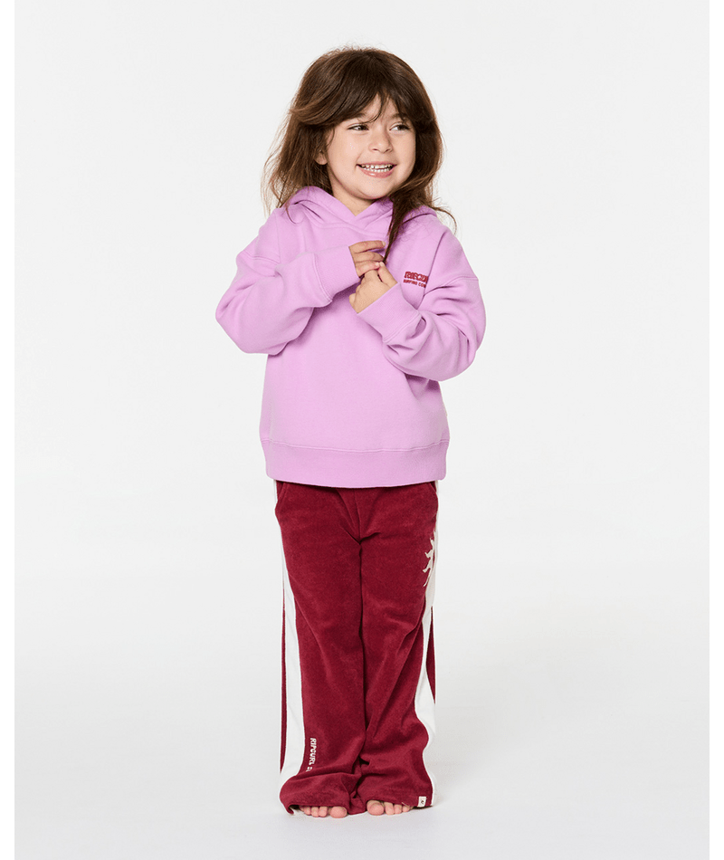 Rip Curl Surf Puff Heritage Hood-Girl in BRIGHT LILAC