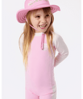 Rip Curl Icons Uv Brushed Surfsuit-Girl in BRIGHT PINK