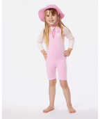 Rip Curl Icons Uv Brushed Surfsuit-Girl in BRIGHT PINK