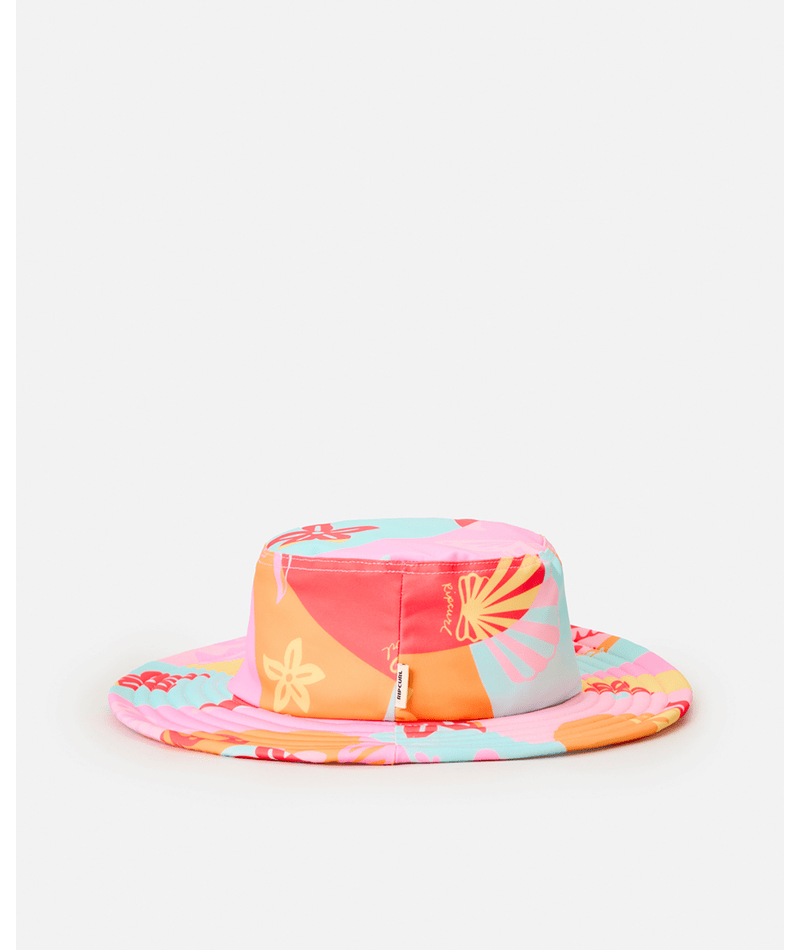Rip Curl Mixed Swim Upf Bucket Hat-Girl in RED