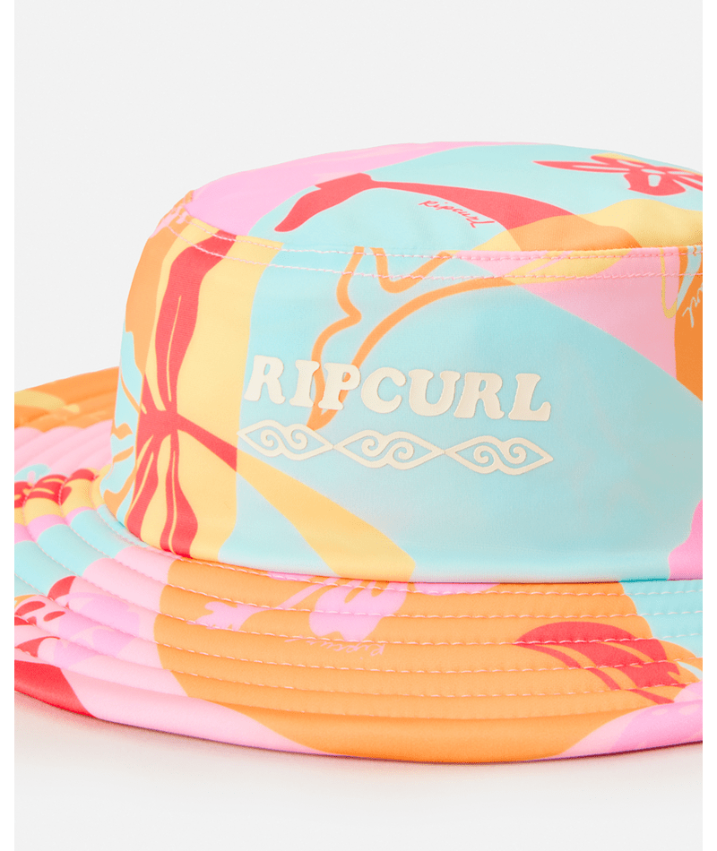 Rip Curl Mixed Swim Upf Bucket Hat-Girl in RED