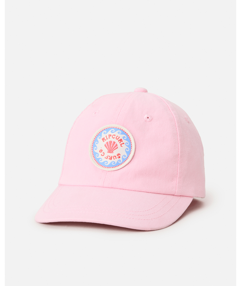Rip Curl Mixed 6 Panel Cap-Girl in LIGHT PINK
