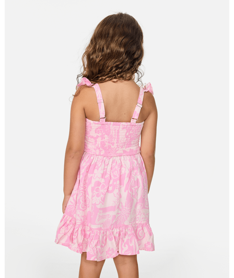 Rip Curl Surf Magic Woven Dress-Girl in BEGONIA PINK