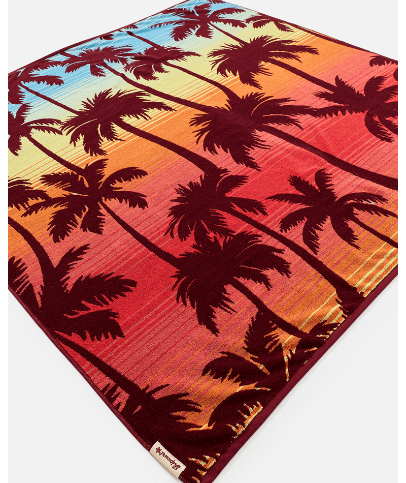 Rip Curl Surf Revival Double Towel Ii in PLUM