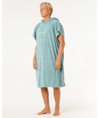 Rip Curl Brand Hooded Towel in BLUE LAGOON