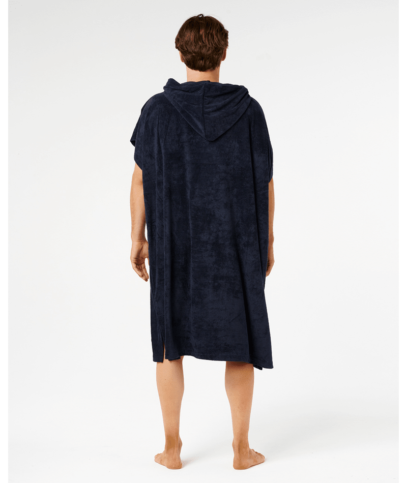Rip Curl Classic Surf Hooded Towel in BLACK/OFF WHITE