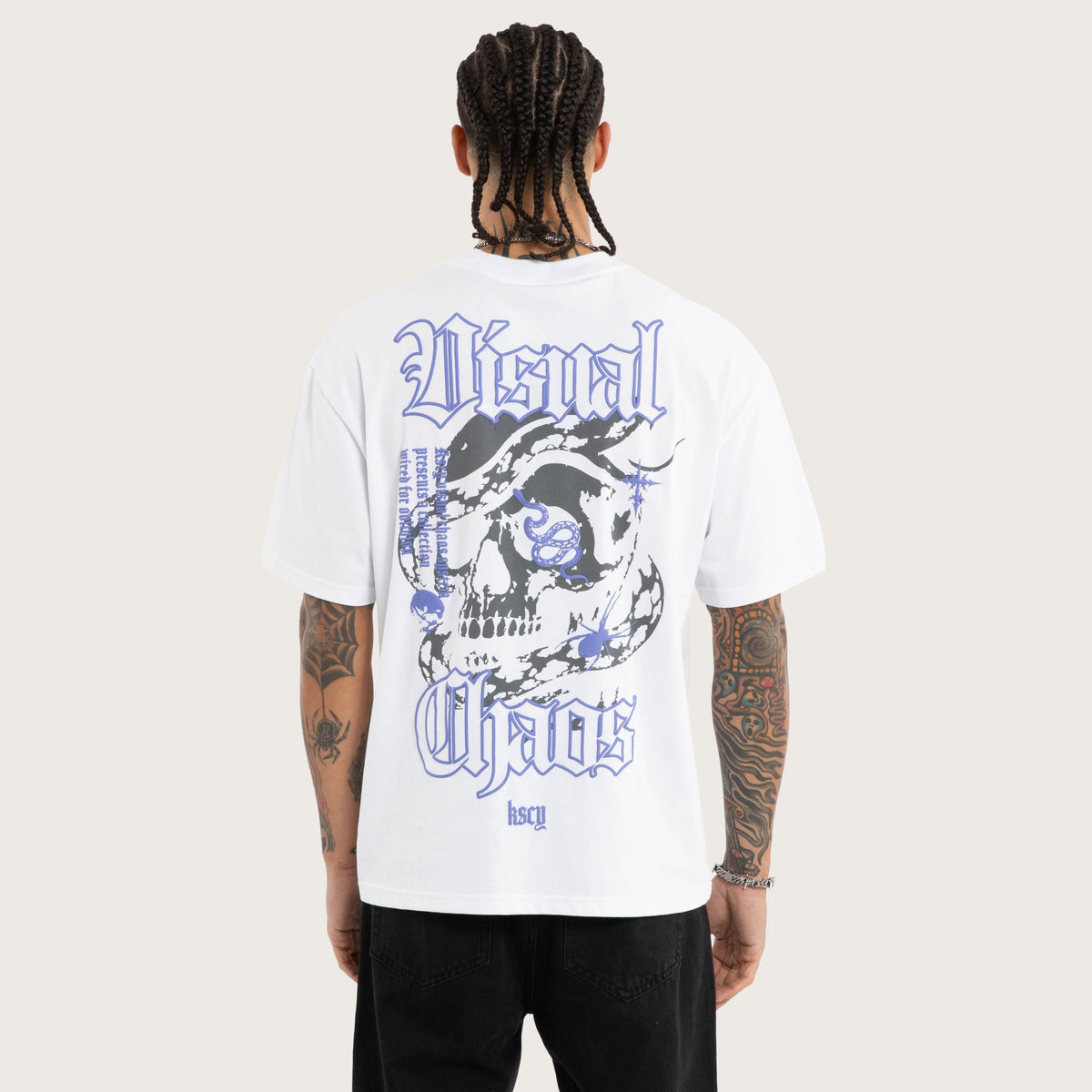 Kiss Chacey Anaconda Street Tee in Optical White