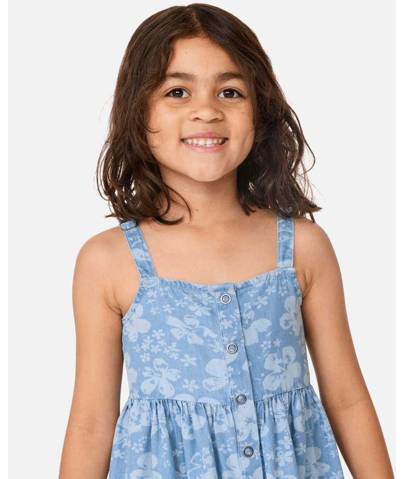 Rip Curl Magic Coast Dress - Girl in Light Blue