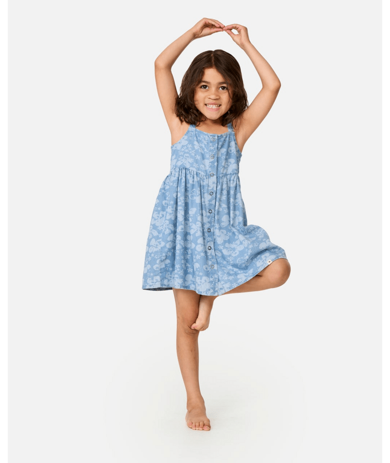 Rip Curl Magic Coast Dress - Girl in Light Blue