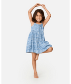 Rip Curl Magic Coast Dress - Girl in Light Blue