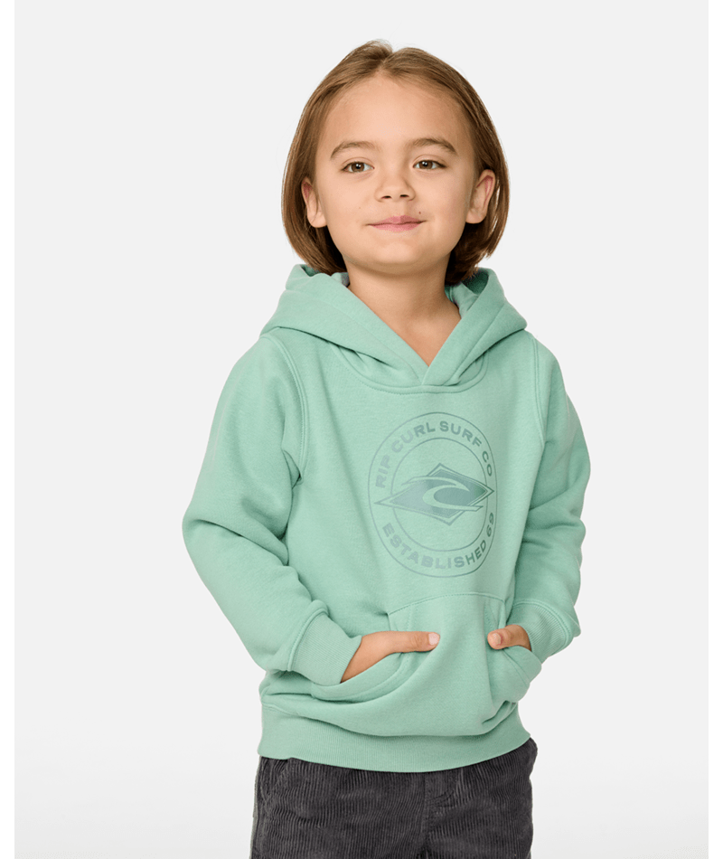 Rip Curl Stapler Hood-Boy in ALOE