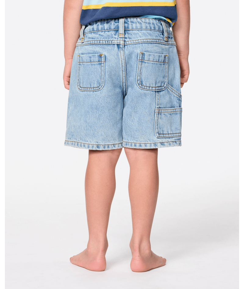 Rip Curl Hyped Up Denim Short-Boy in WASHED BLUE