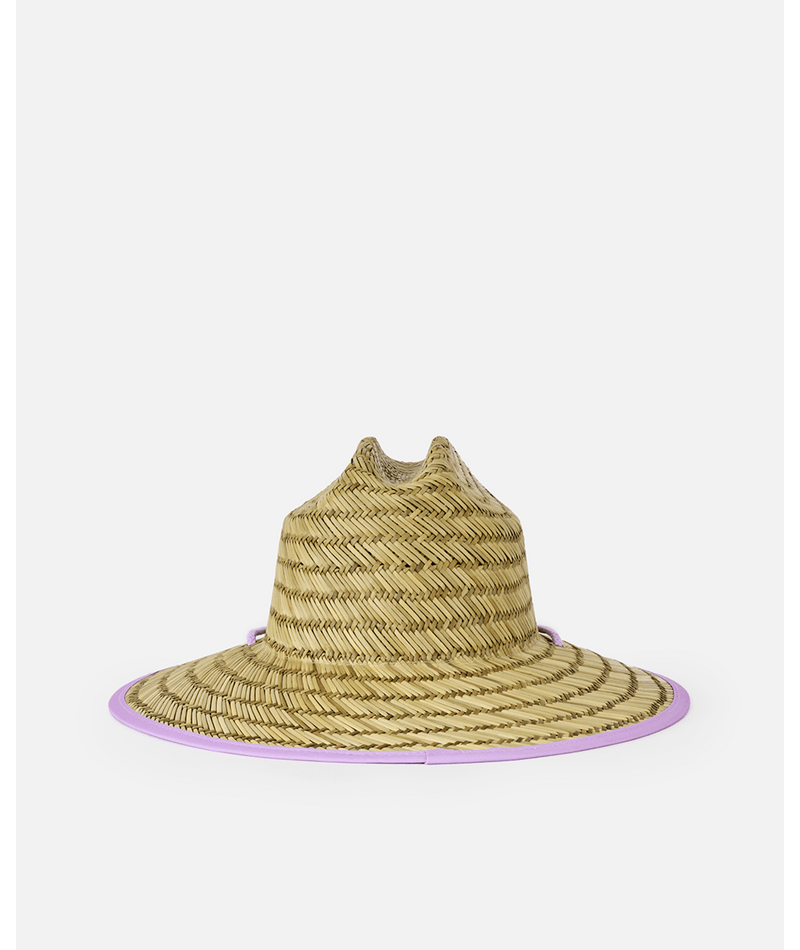 Rip Curl Mixed Straw Sun Hat-Girl in BRIGHT LILAC