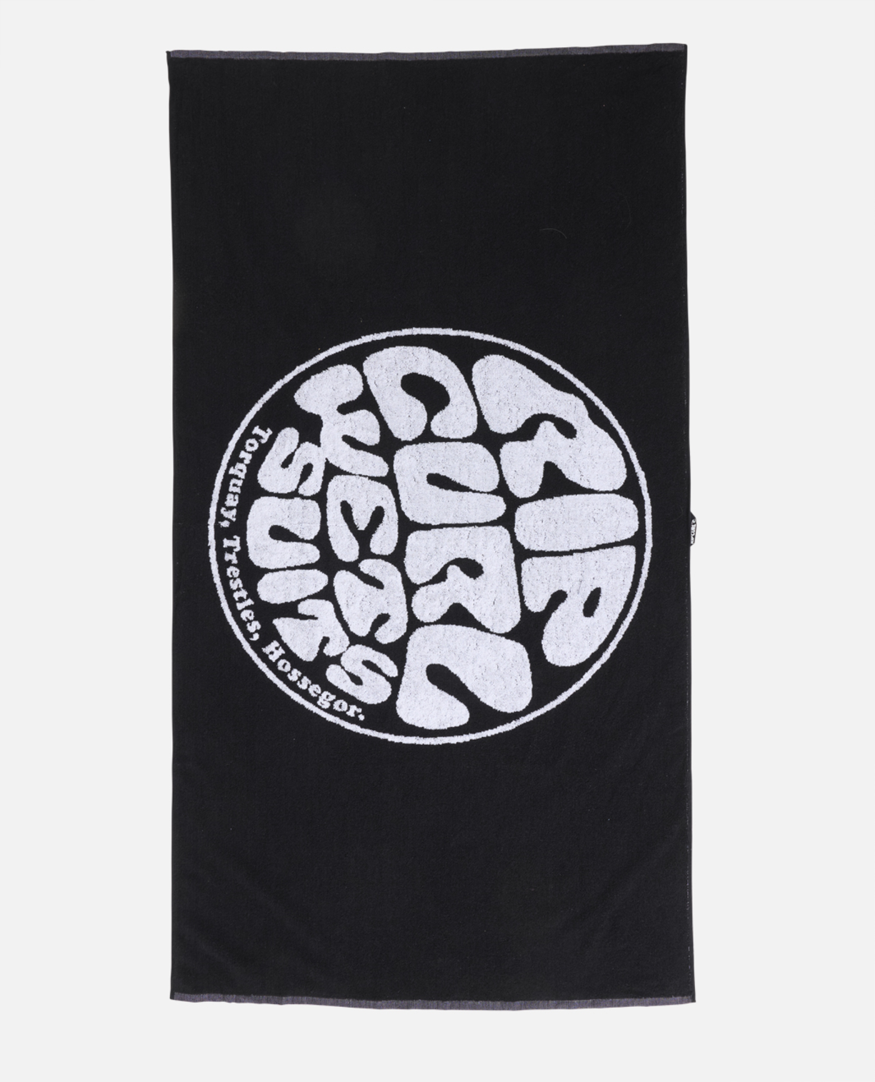Rip Curl Logos Towel in BLACK
