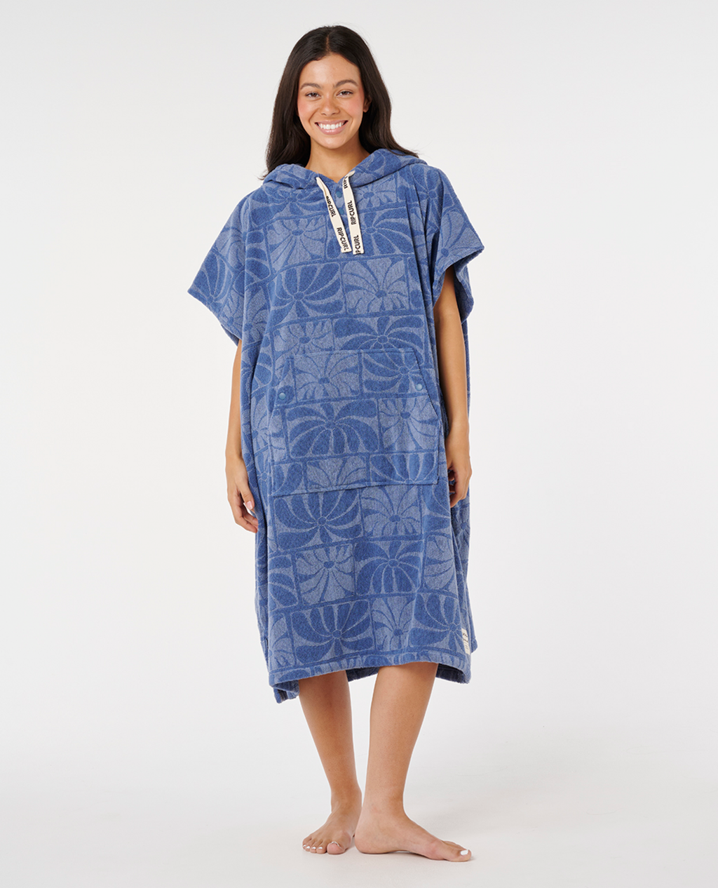 Rip Curl Premium Surf Hooded Towel in BLUE