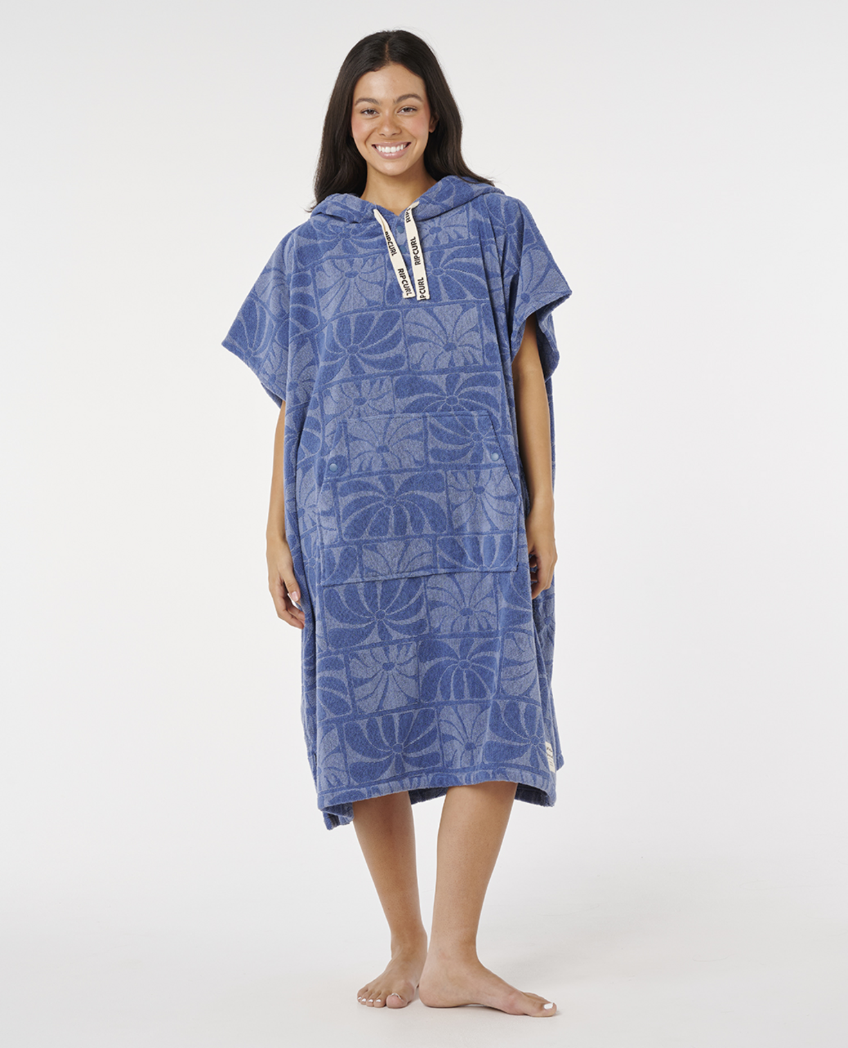 Rip Curl Premium Surf Hooded Towel in BLUE