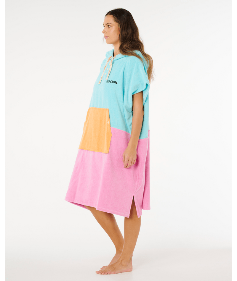 Rip Curl Premium Surf Hooded Towel in LIGHT SEA BLUE