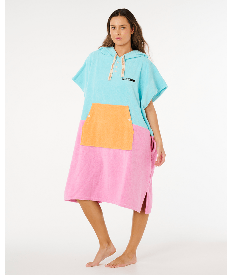 Rip Curl Premium Surf Hooded Towel in LIGHT SEA BLUE