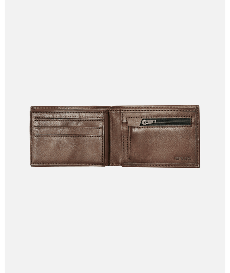Rip Curl Corpawatu Icon Pu Slim in BLACK/TAN