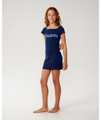 Rip Curl Costa Del Sol Rib Dress-Girl in NAVY