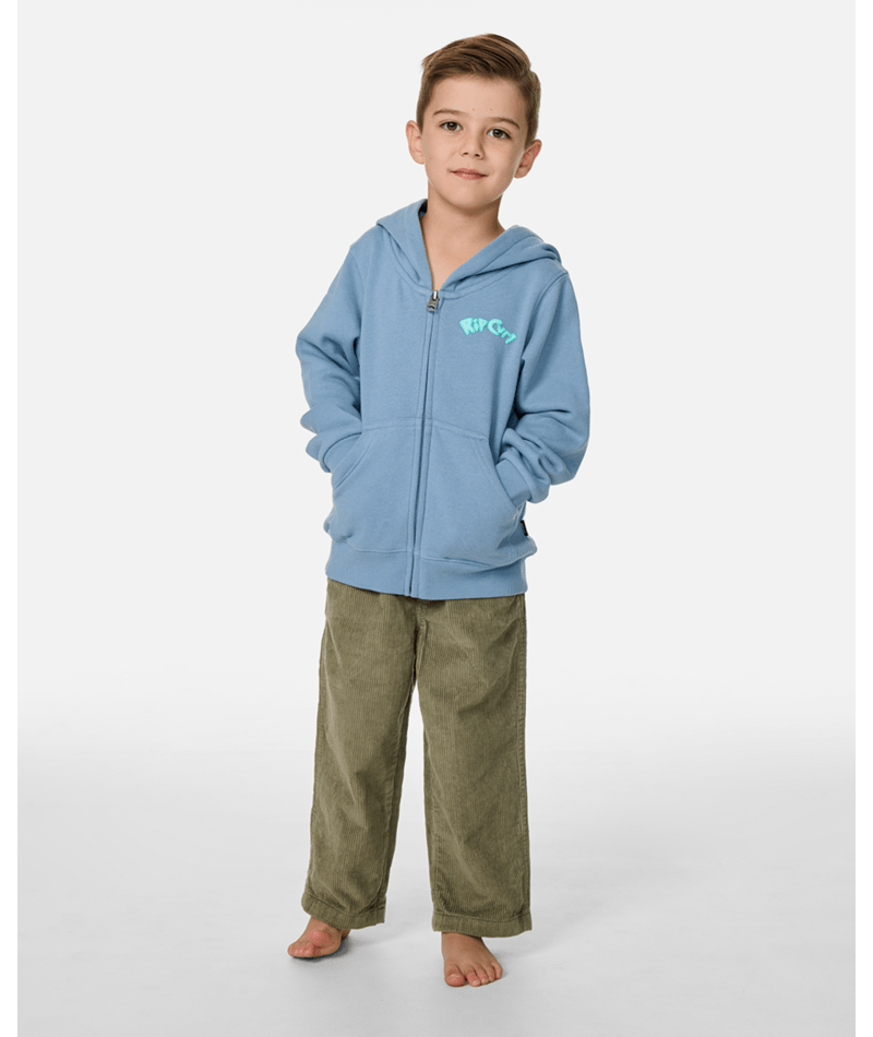 Rip Curl Ride The Wave Z/T Fleece -Boy in FADED DENIM