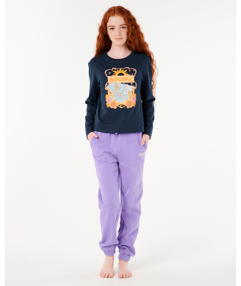 Rip Curl Surf Puff Pants - Girl in PURPLE