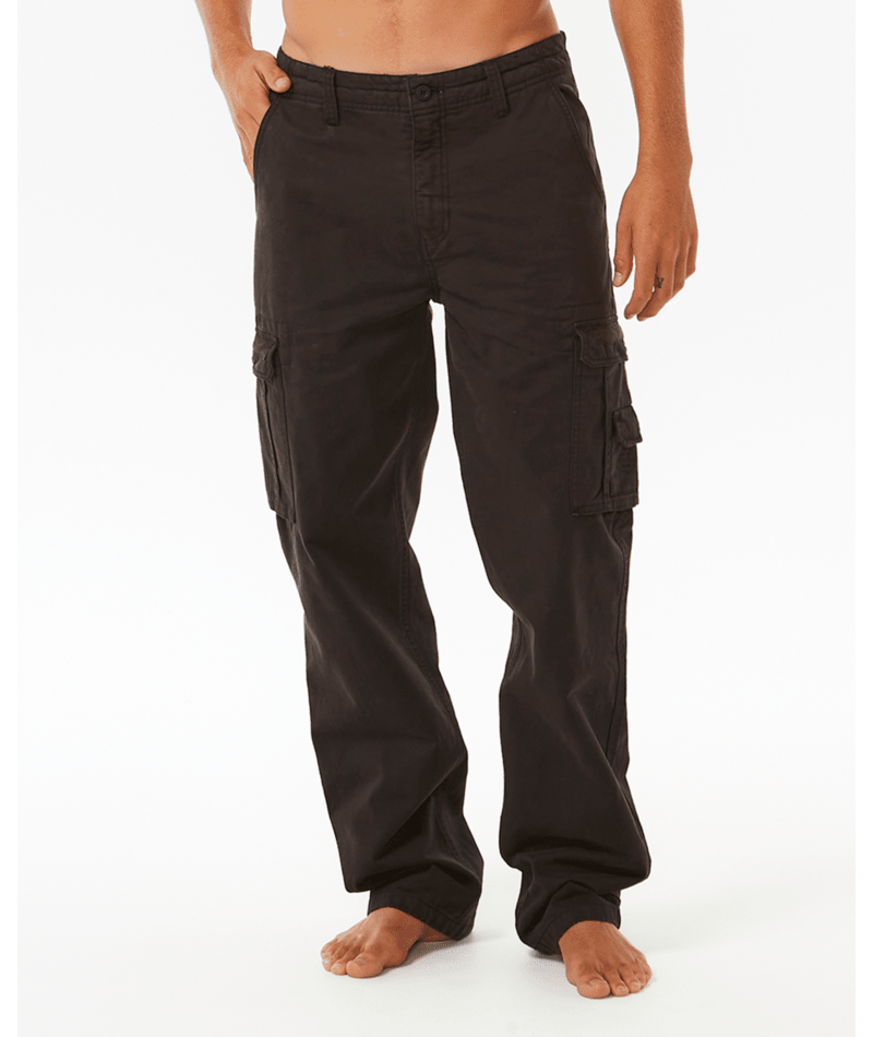 Rip Curl Classic Surf Trail Cargo Pant in WASHED BLACK